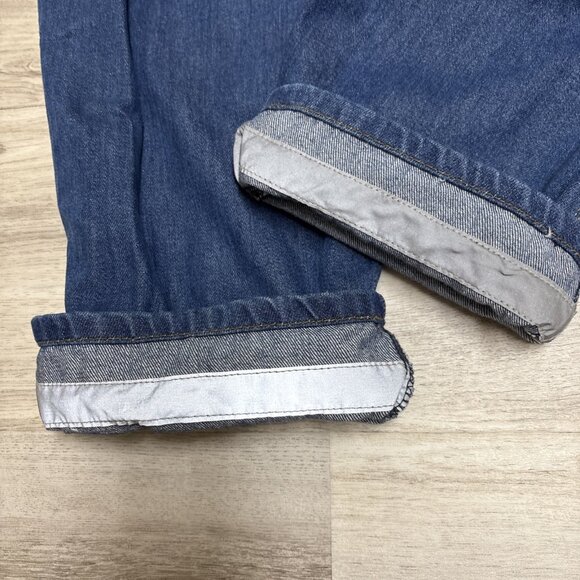 HB Huxlay Bros Motorcycle Jeans Mens 40x34 Blue Denim w/ Kevlar Stretch Lining - Picture 8 of 11